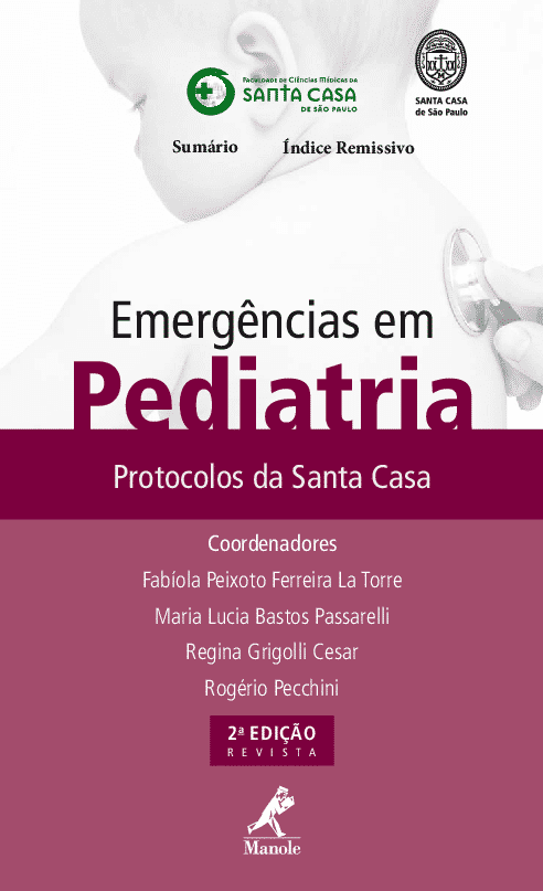 Emergências Em Pediatria: Protocolos Da Santa Casa - 2. Ed. PDF | MeuLivro